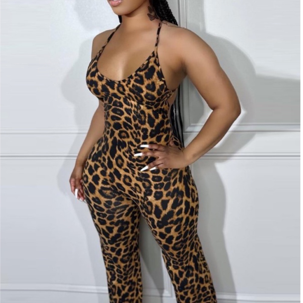 Leopard print Romper